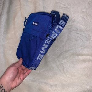 Used supreme stitched shoulder bag